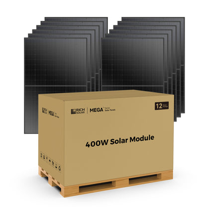 MEGA 400W Monocrystalline Solar Panel: High-Efficiency Grid-Tie & Off-Grid Power