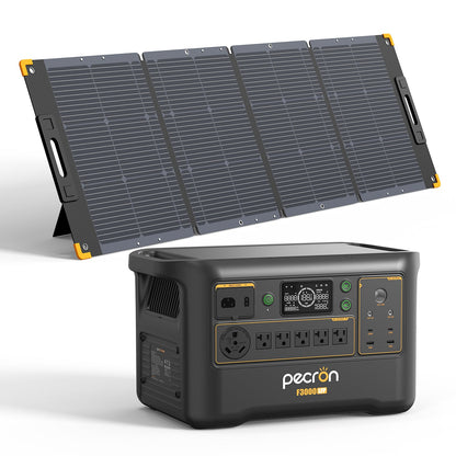 PECRON F3000LFP 3600W 3072Wh LiFePO4 Portable Solar Generator Home Backup
