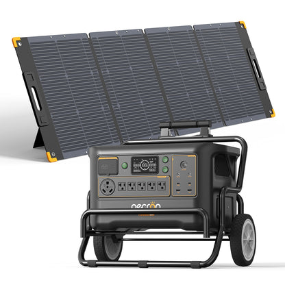 PECRON F3000LFP 3600W 3072Wh LiFePO4 Portable Solar Generator Home Backup