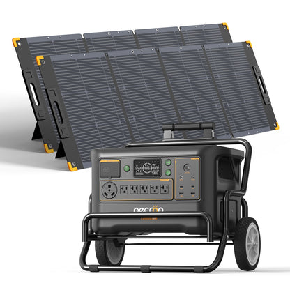 PECRON F3000LFP 3600W 3072Wh LiFePO4 Portable Solar Generator Home Backup