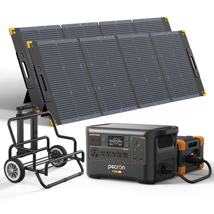 PECRON F3000LFP 3600W 3072Wh LiFePO4 Portable Solar Generator Home Backup