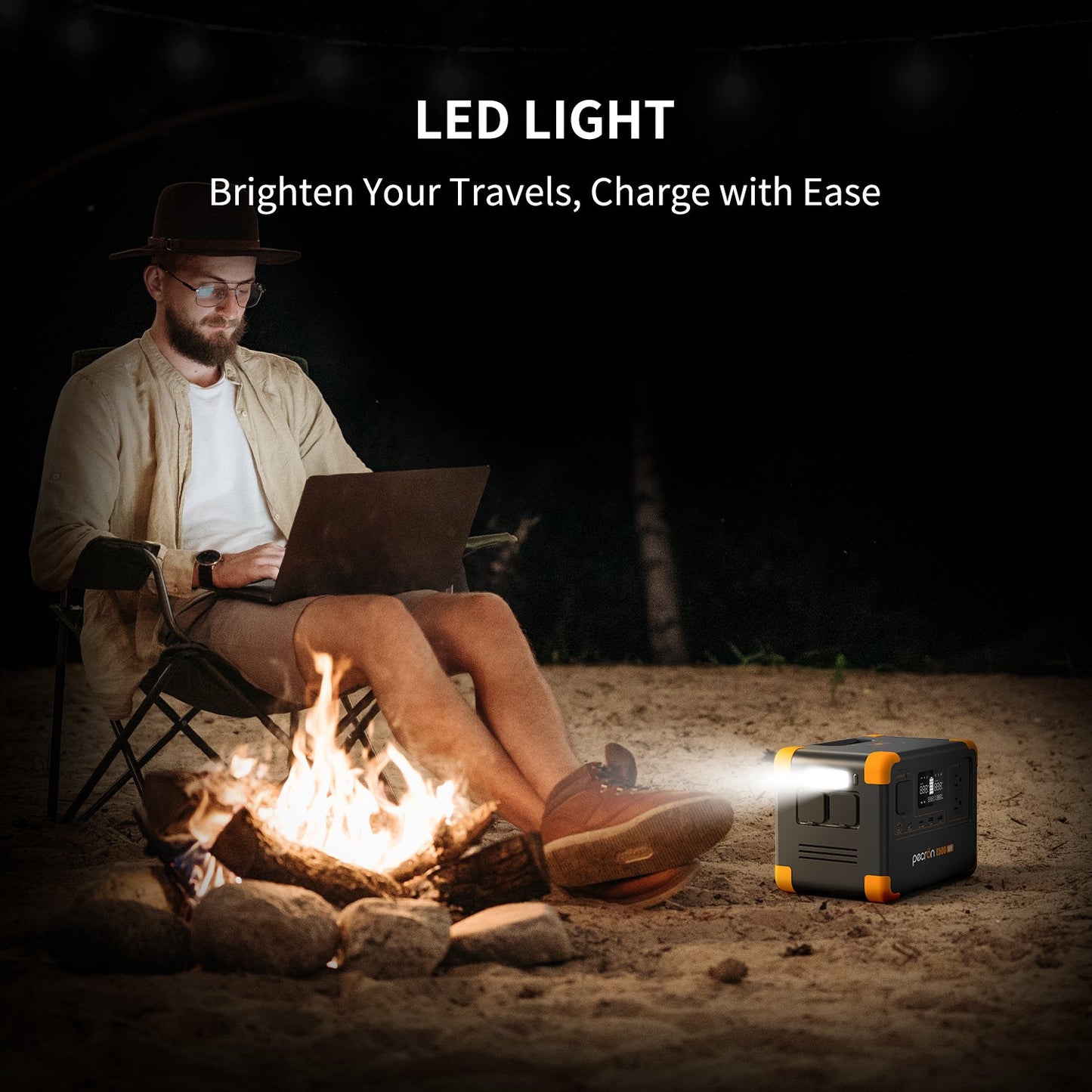 PECRON E500LFP 600W Portable Power Station 576Wh LiFePO4 Battery for Outdoor Adventures
