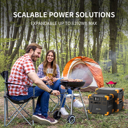 PECRON E2400LFP Portable Power Station 2400W 2048Wh LiFePO4 Solar Generator