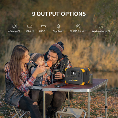 PECRON E500LFP 600W Portable Power Station 576Wh LiFePO4 Battery for Outdoor Adventures