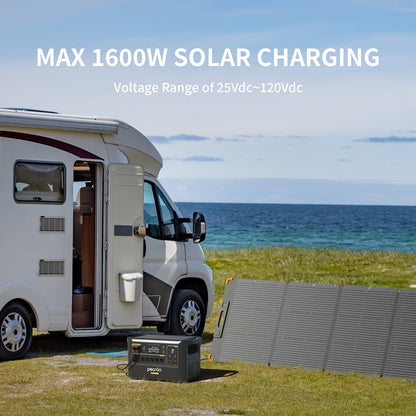 PECRON F3000LFP 3600W 3072Wh LiFePO4 Portable Solar Generator Home Backup