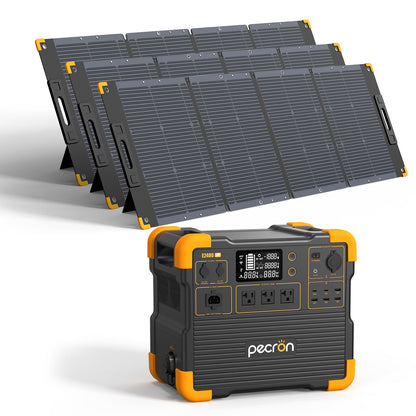 PECRON E2400LFP Portable Power Station 2400W 2048Wh LiFePO4 Solar Generator