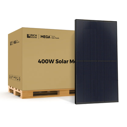 MEGA 400W Monocrystalline Solar Panel: High-Efficiency Grid-Tie & Off-Grid Power