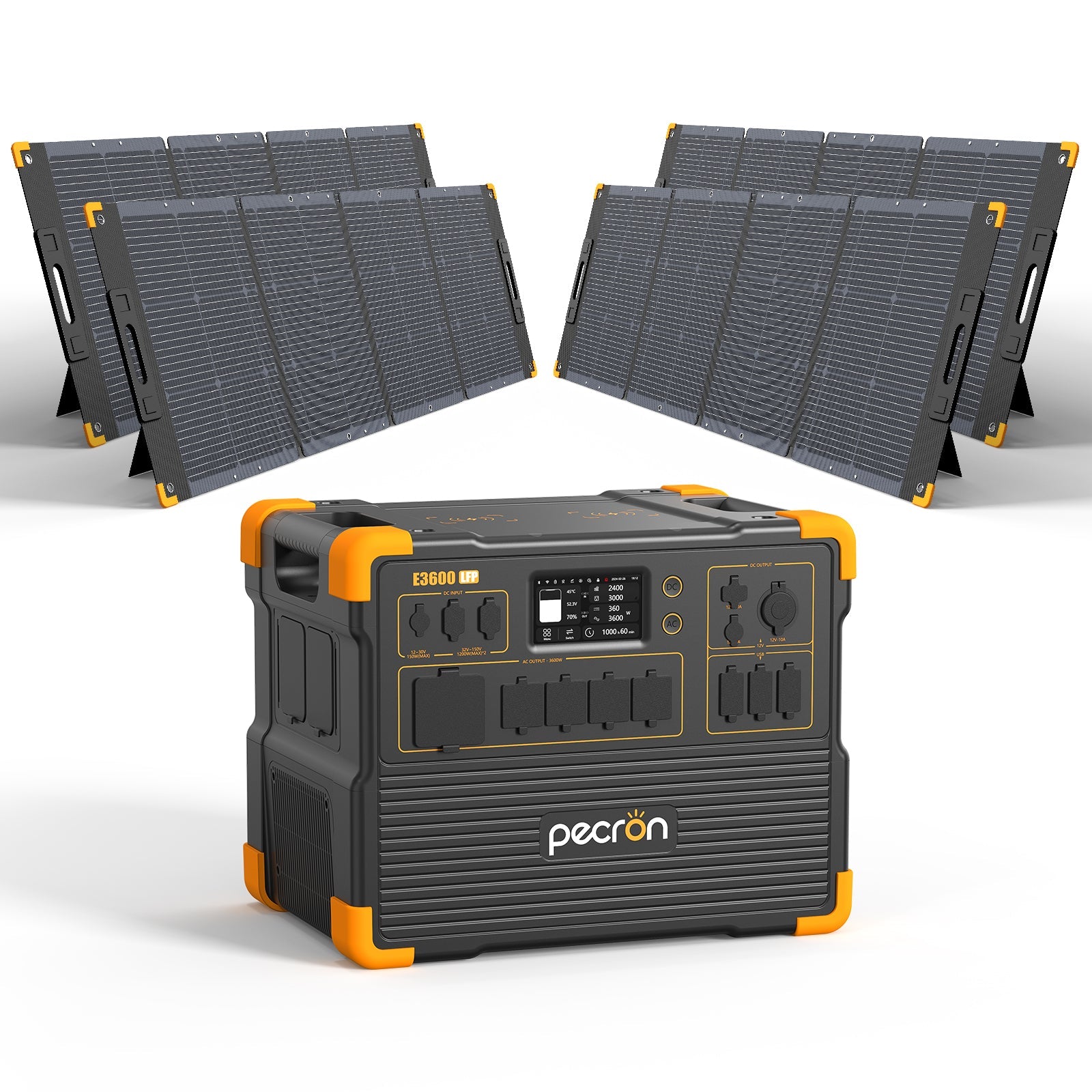 PECRON E3600LFP 3600W 3072Wh Portable Power Station with LiFePO4 Battery