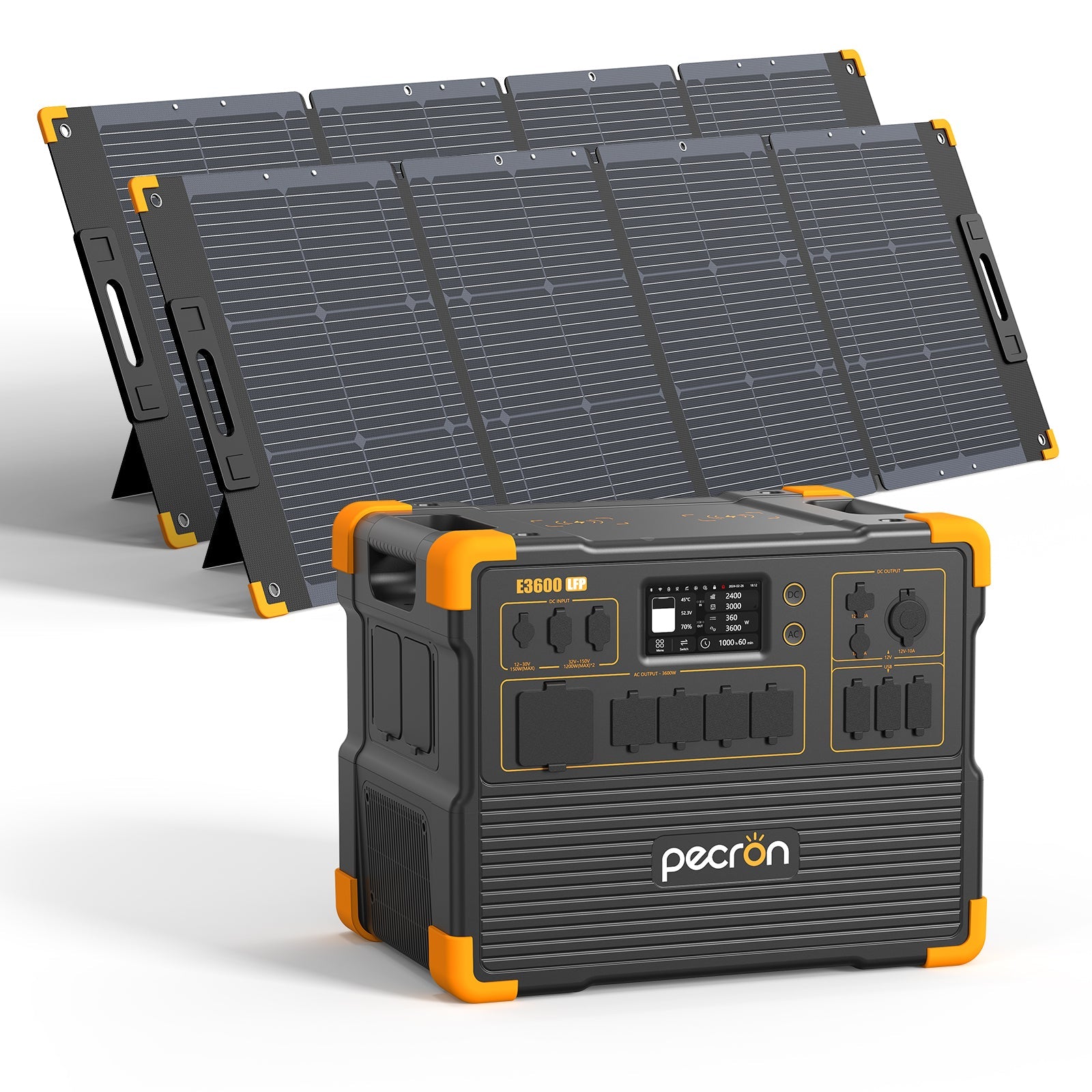 PECRON E3600LFP 3600W 3072Wh Portable Power Station with LiFePO4 Battery