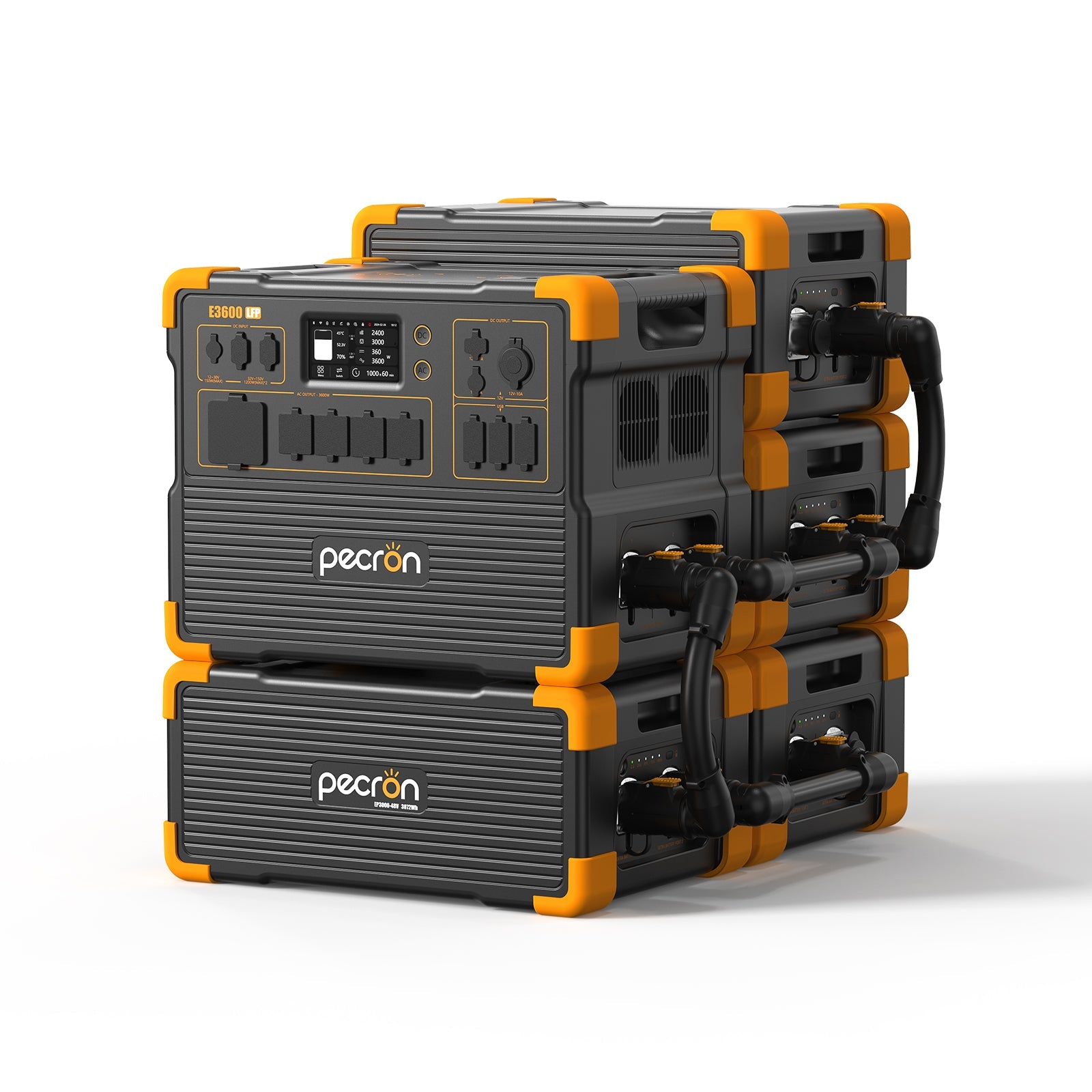 PECRON E3600LFP 3600W 3072Wh Portable Power Station with LiFePO4 Battery