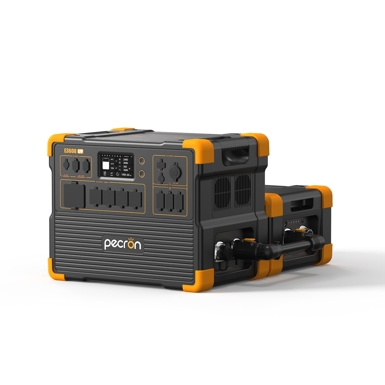 PECRON E3600LFP 3600W 3072Wh Portable Power Station with LiFePO4 Battery