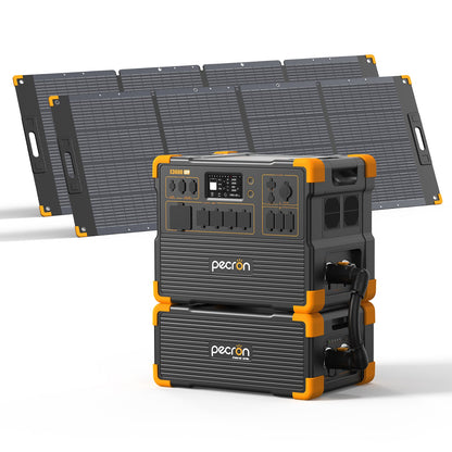 PECRON E3600LFP Solar Generator Kit: 3600W 3072Wh LiFePo4 Portable Power Station