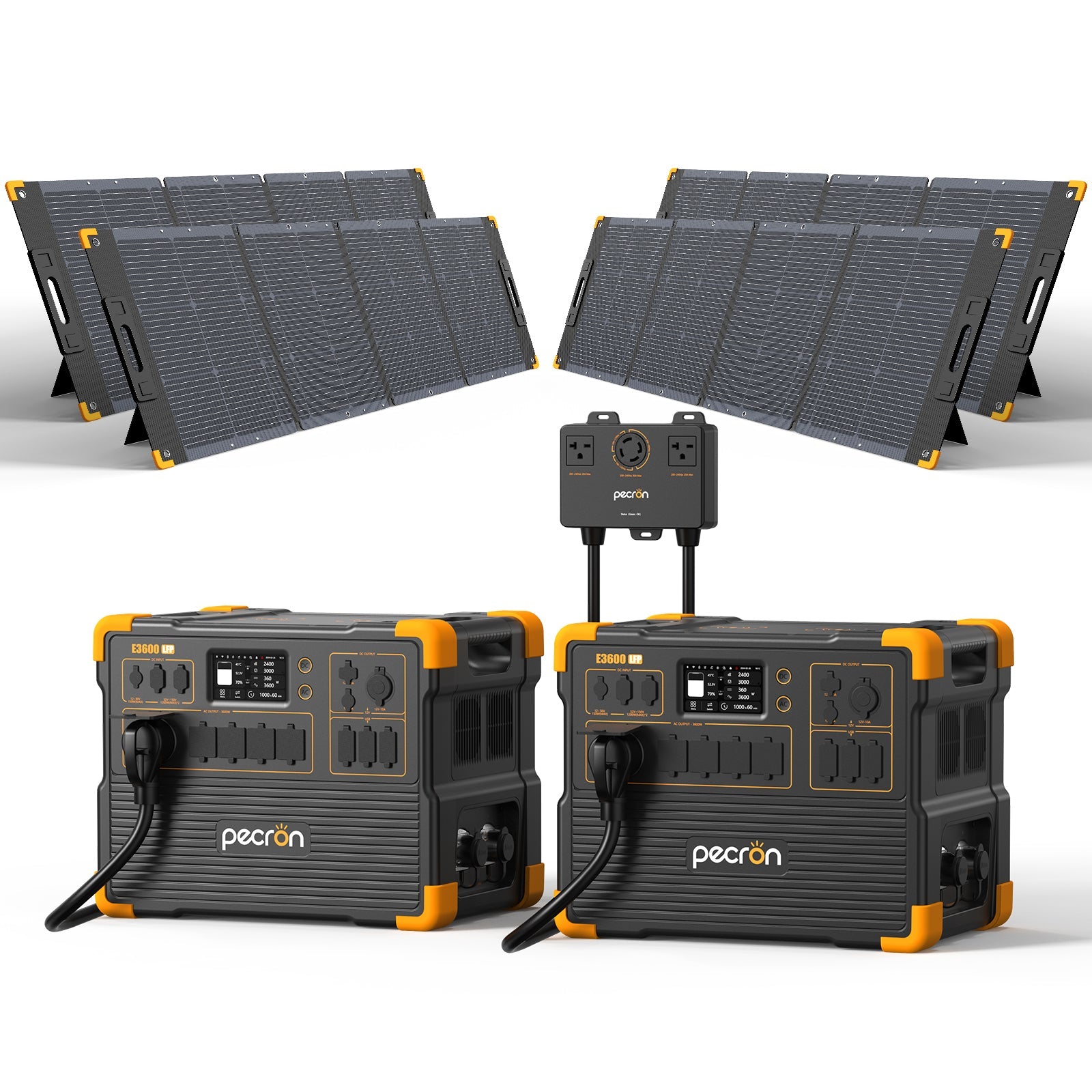 PECRON E3600LFP 3600W 3072Wh Portable Power Station with LiFePO4 Battery