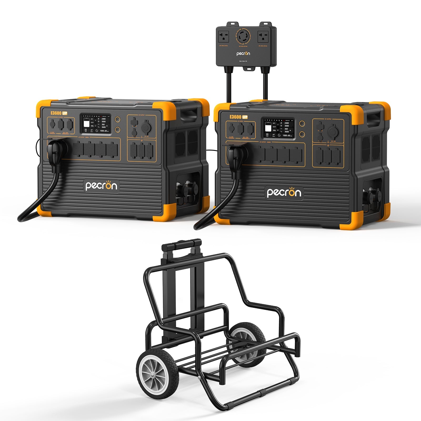 PECRON E3600LFP 3600W 3072Wh Portable Power Station with LiFePO4 Battery