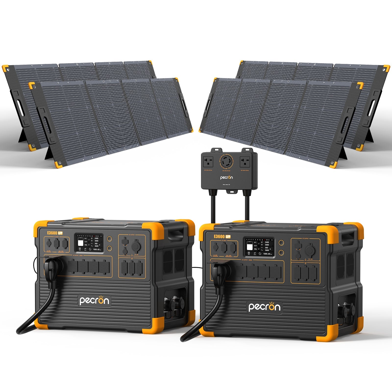 PECRON E3600LFP 3600W 3072Wh Portable Power Station with LiFePO4 Battery
