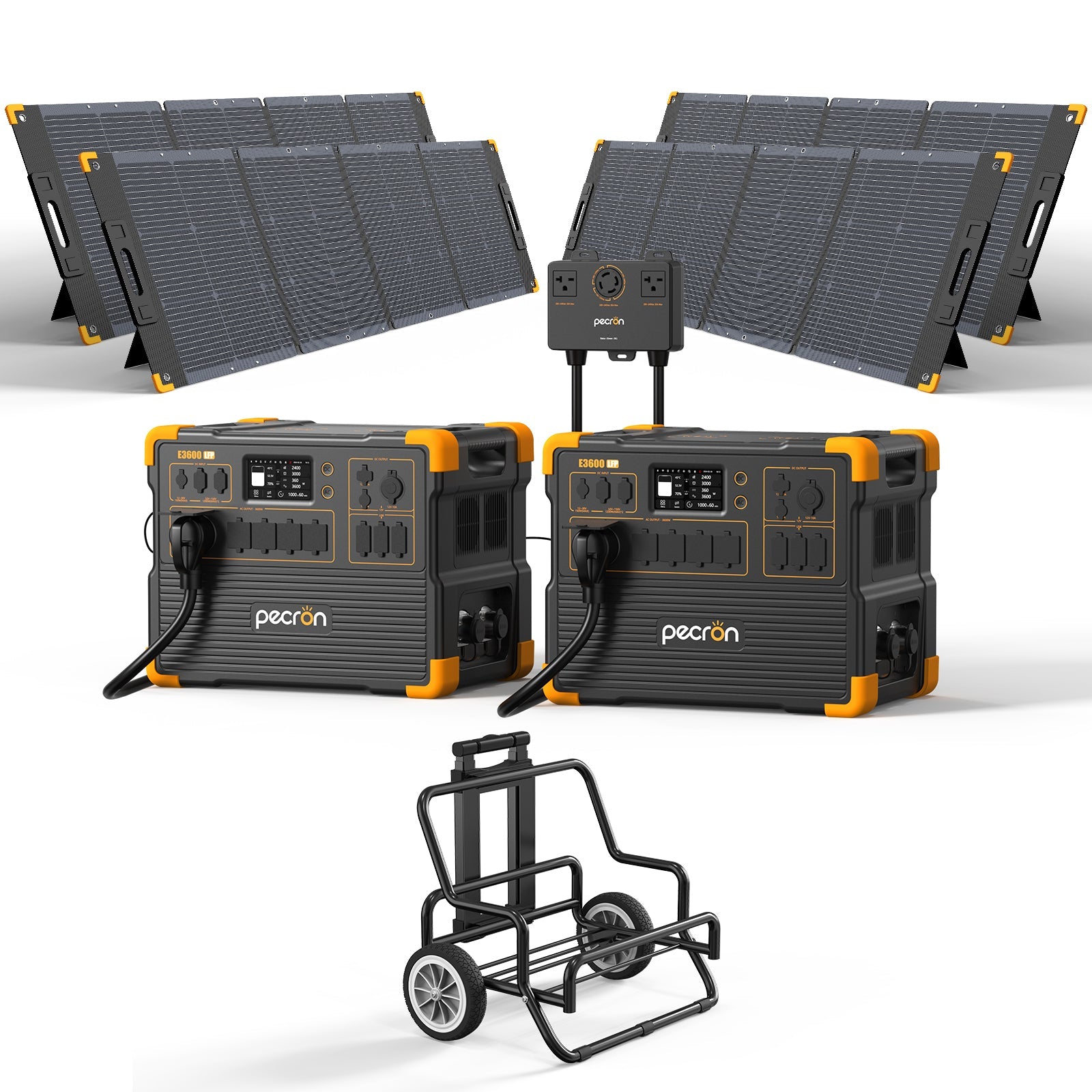PECRON E3600LFP 3600W 3072Wh Portable Power Station with LiFePO4 Battery