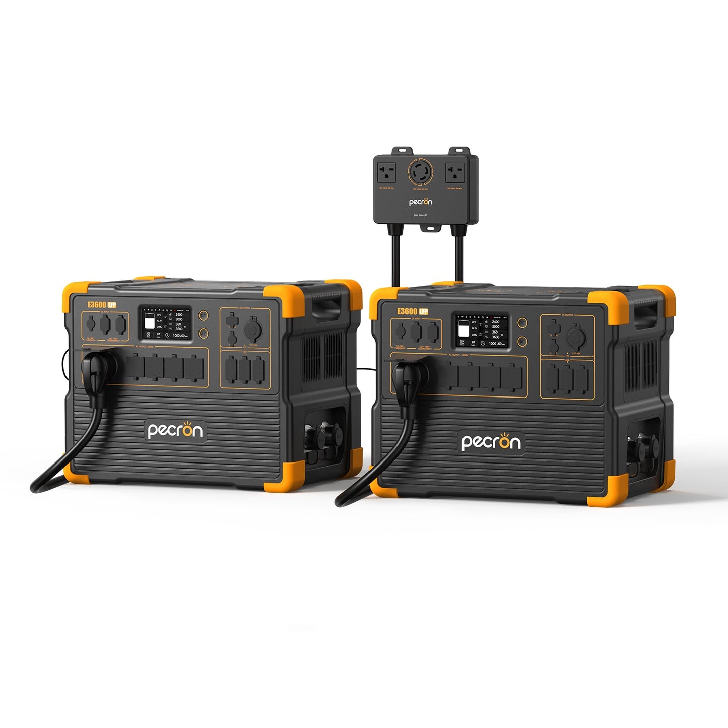 PECRON E3600LFP 3600W 3072Wh Portable Power Station with LiFePO4 Battery