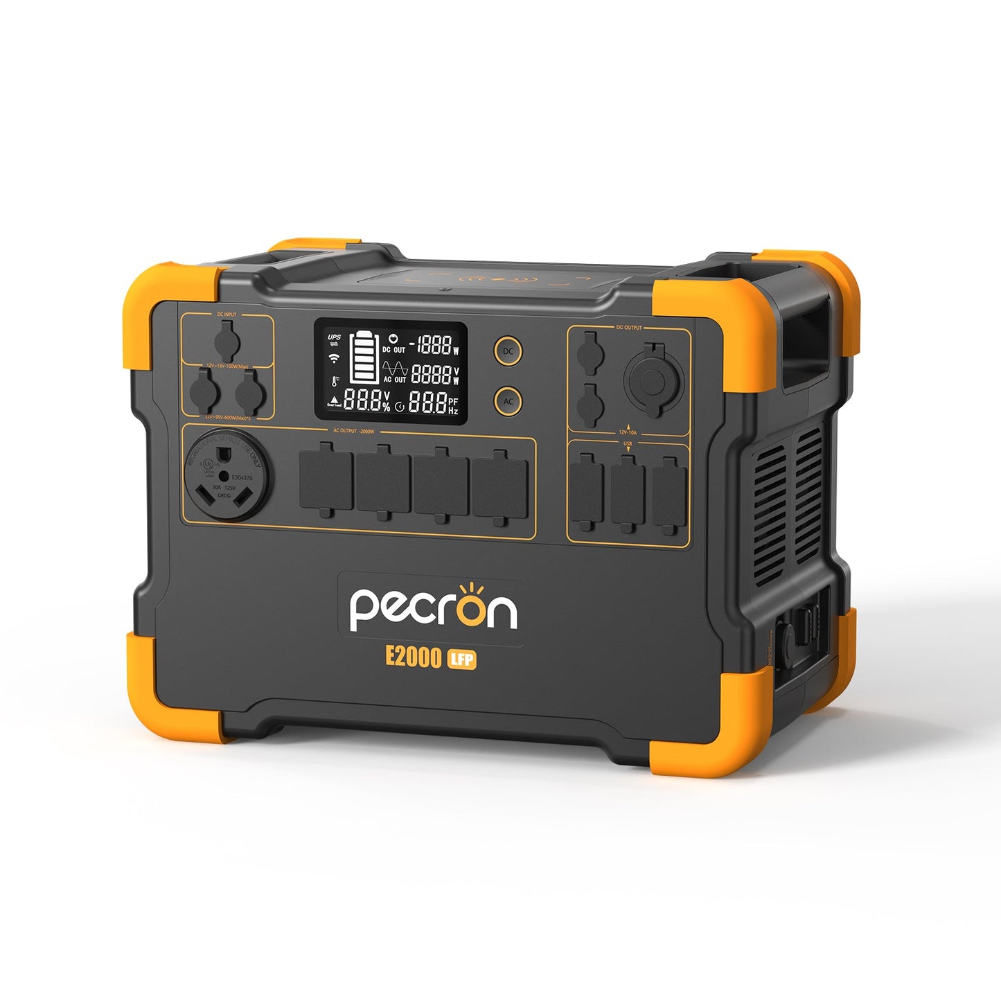 PECRON E2000LFP 2000W Portable Power Station, 1920Wh LiFePO4, Expandable 8kWh