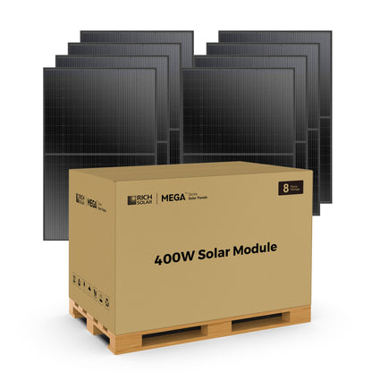 MEGA 400W Monocrystalline Solar Panel: High-Efficiency Grid-Tie & Off-Grid Power