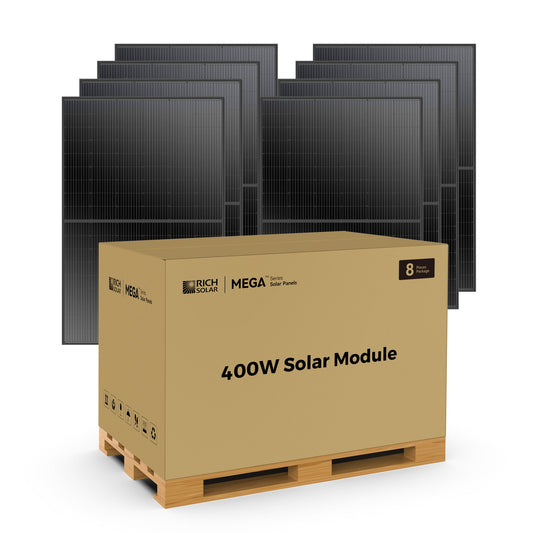 MEGA 400W Monocrystalline Solar Panel: High-Efficiency Grid-Tie & Off-Grid Power