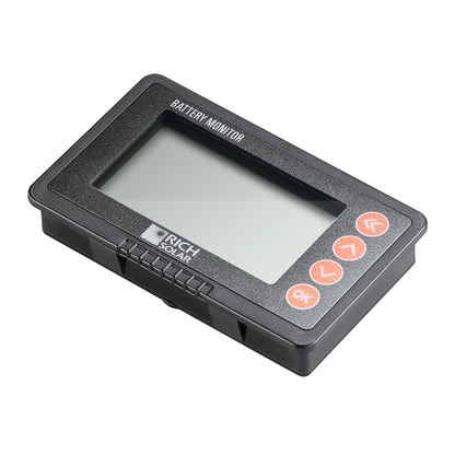 RICH SOLAR 500 Amp Battery Monitor Shunt Kit, 8-120V Accurate Display