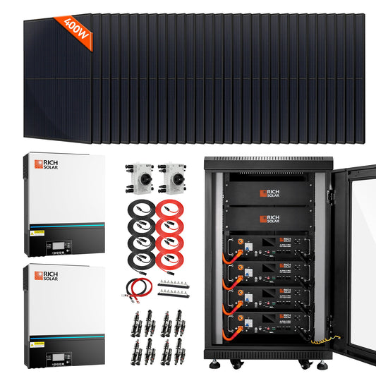 Powerful 13,000W Off-Grid Solar Kit with 32 MEGA 400W Monocrystalline Panels
