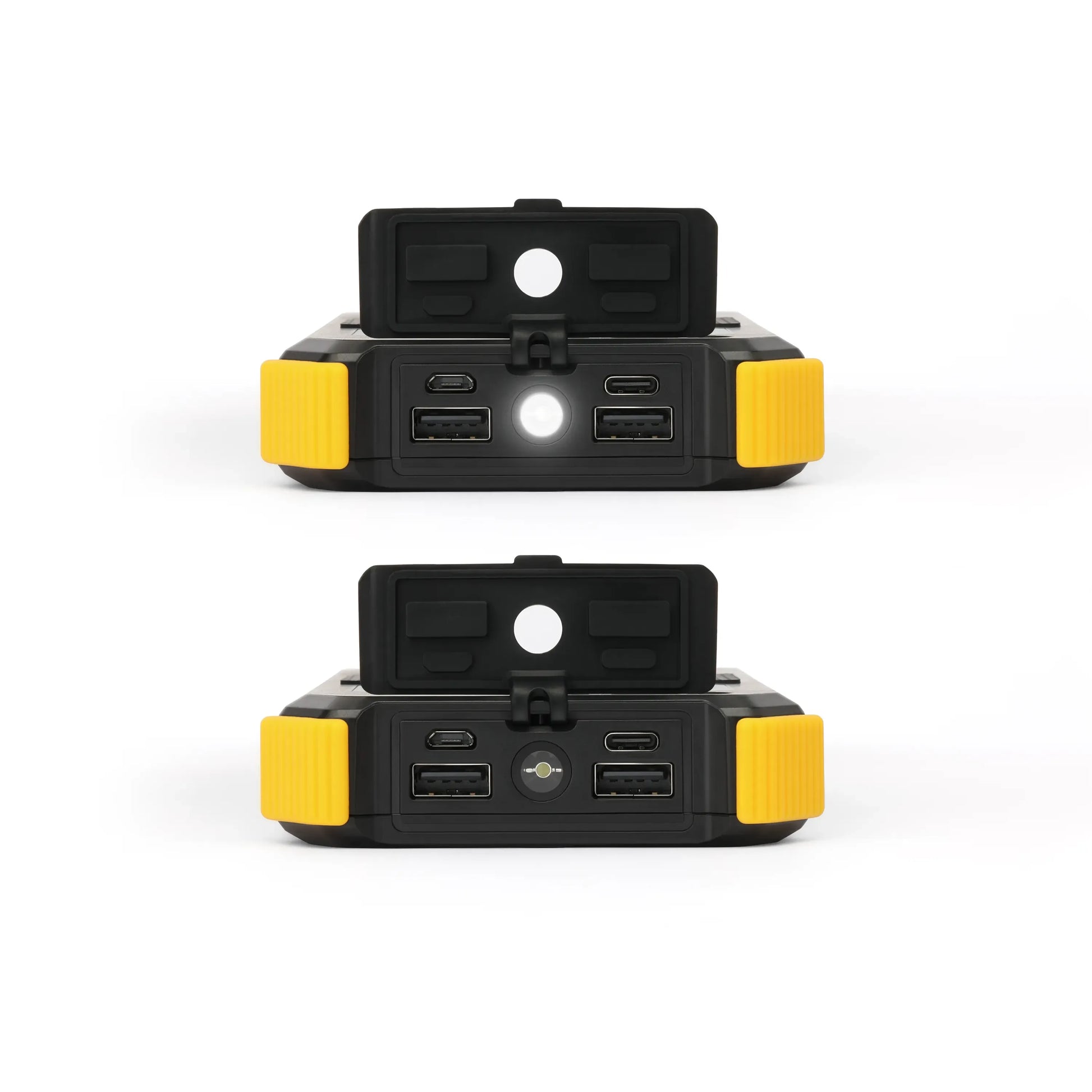 Lion Prowler Portable Power Bank: Wireless Charging, Multi-USB, Flashlight, Lamp