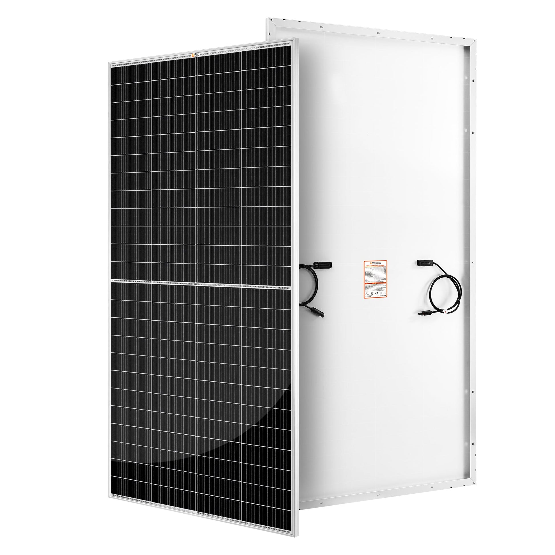 MEGA 335 PRO 335W Solar Panel: UL Certified, 25-Year Output Warranty