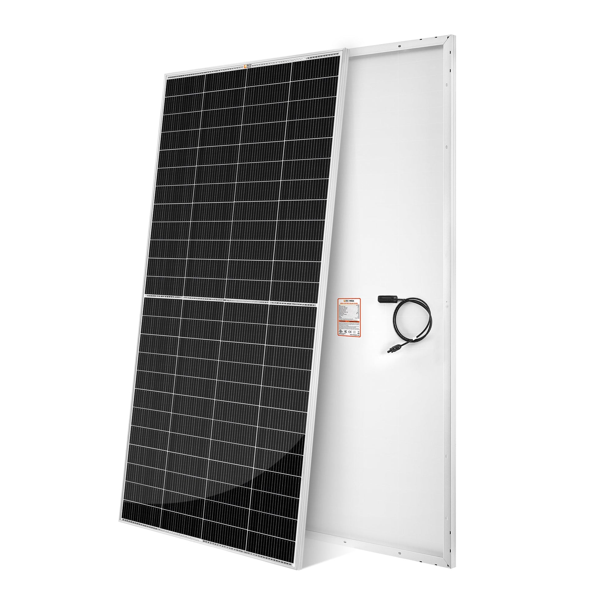 MEGA 335 PRO 335W Solar Panel: UL Certified, 25-Year Output Warranty