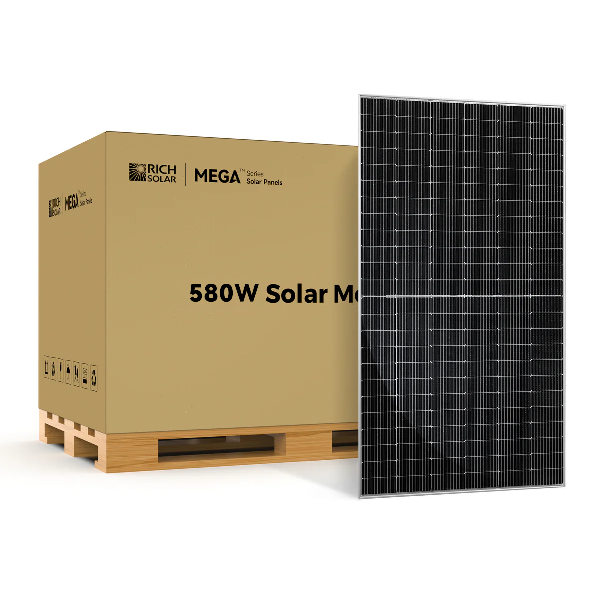 MEGA 580 Bifacial Solar Panel: 580 Watt Premium Grid-Tie Off-Grid Solution