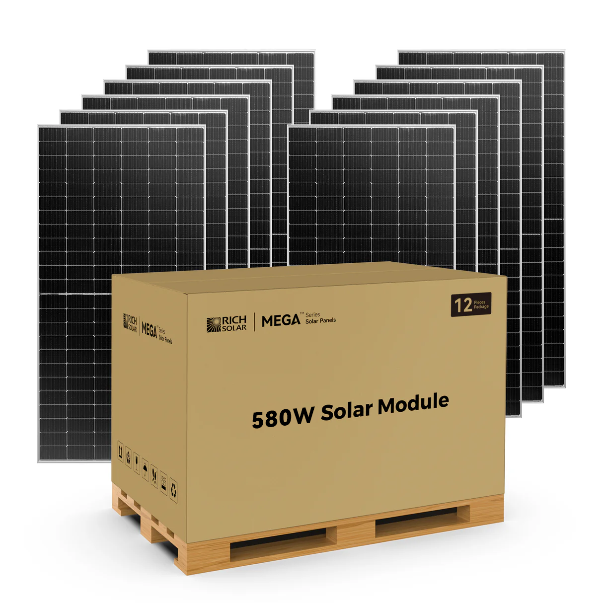 MEGA 580 Bifacial Solar Panel: 580 Watt Premium Grid-Tie Off-Grid Solution