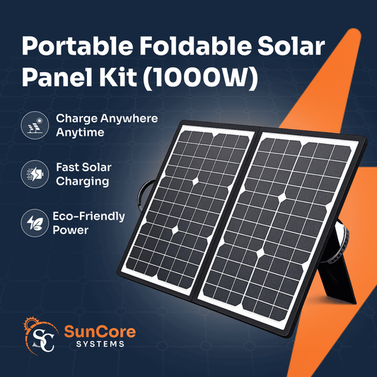 Portable Foldable Solar Panel Kit (1000W)
