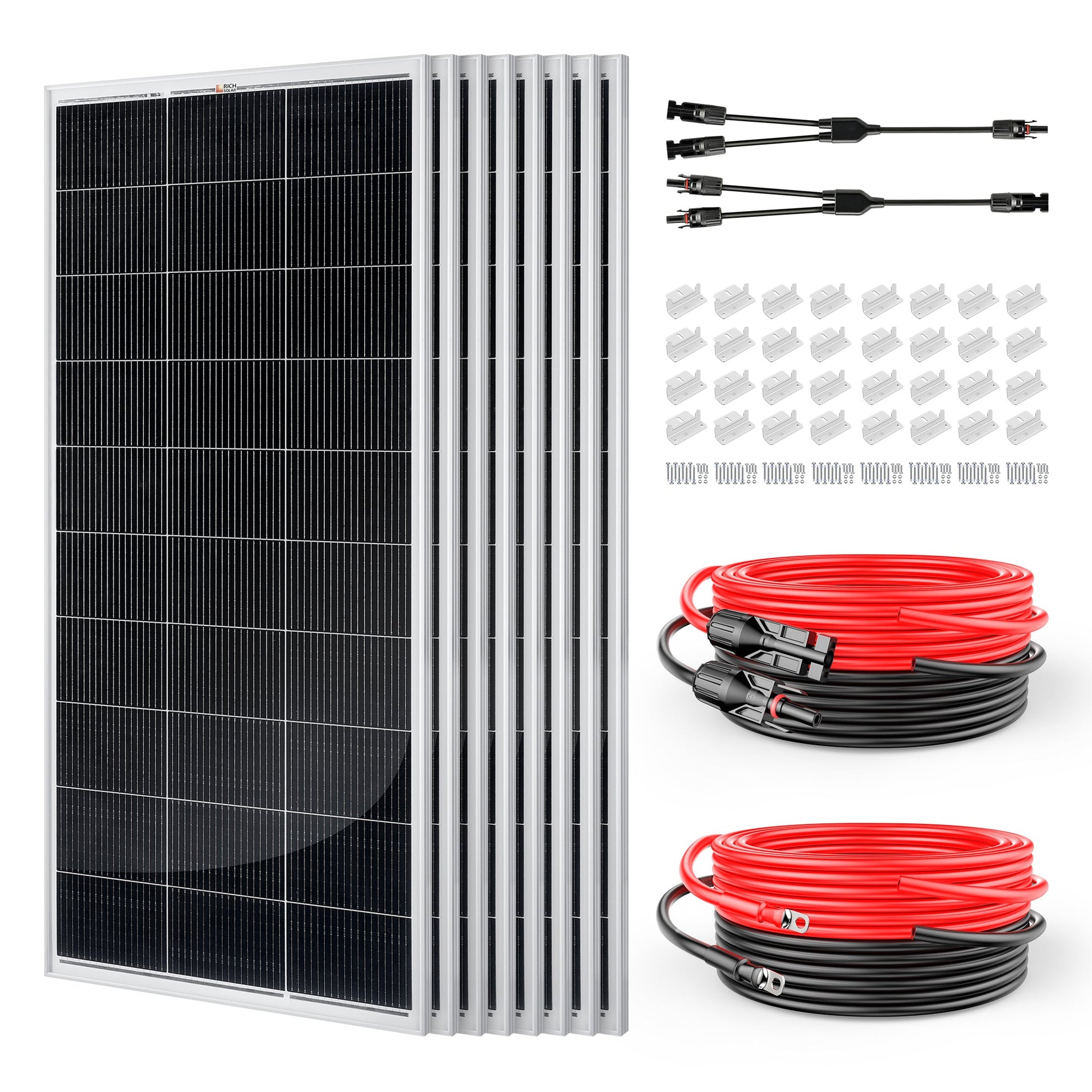 High-Efficiency 1600W 24V Solar Kit with 60A MPPT Charge Controller