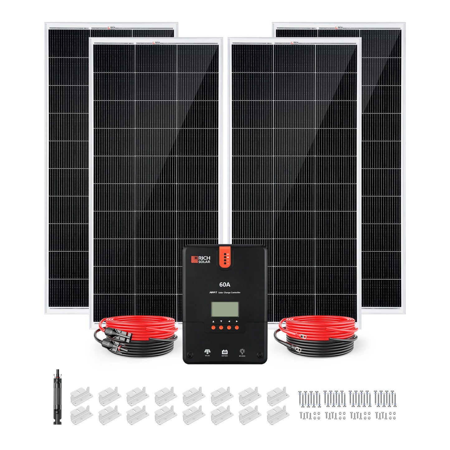 Powerful 800 Watt Monocrystalline Solar Kit for Off-Grid RV Power