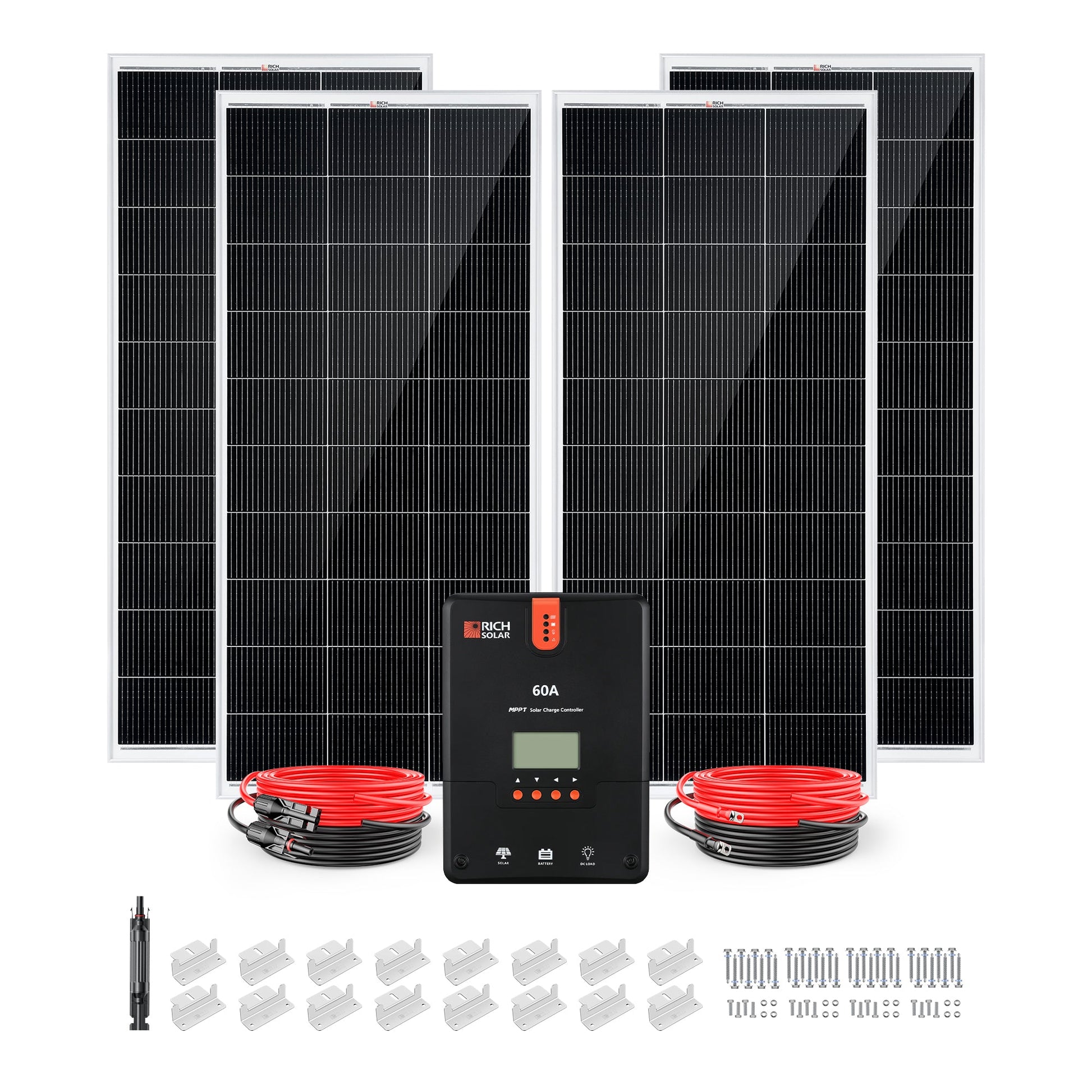Powerful 800 Watt Monocrystalline Solar Kit for Off-Grid RV Power