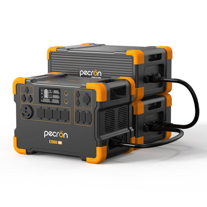 PECRON EB3000-24V 3072Wh LiFePO4 Expansion Battery for E2000LFP Power Station