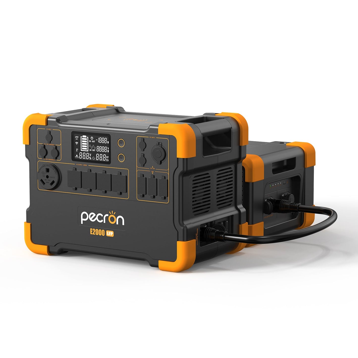 PECRON EB3000-24V 3072Wh LiFePO4 Expansion Battery for E2000LFP Power Station