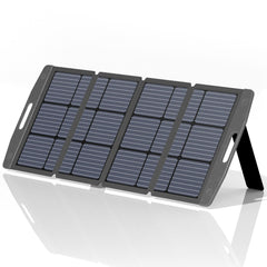 100W Foldable Portable Solar Panel Charger Kit with Adjustable Kickstand & Waterproof Design